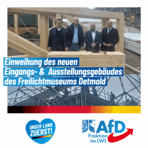 Mehr über den Artikel erfahren Einweihung des neuen Eingangs- und Ausstellungsgebäudes in Detmold