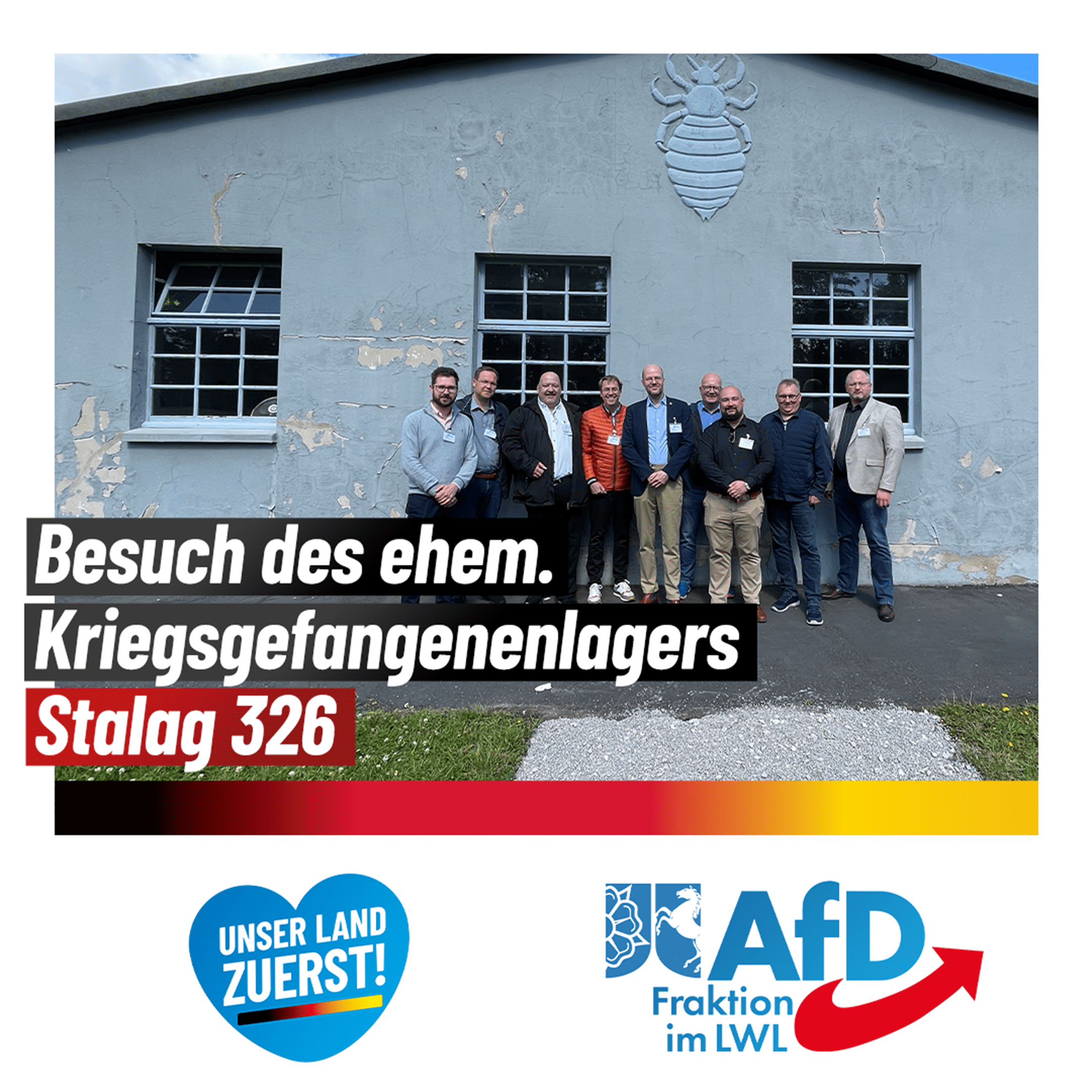 Mehr über den Artikel erfahren AfD im LWL besichtigt Stalag 326 Gedenkstätte