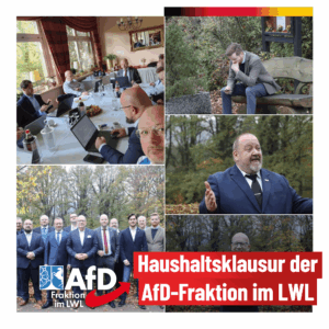 Mehr über den Artikel erfahren Haushaltsklausur der AfD-Fraktion im LWL