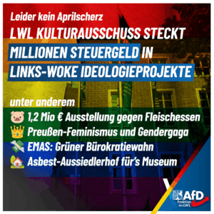 Mehr über den Artikel erfahren LWL steckt Millionen in links-woke Ideologieprojekte
