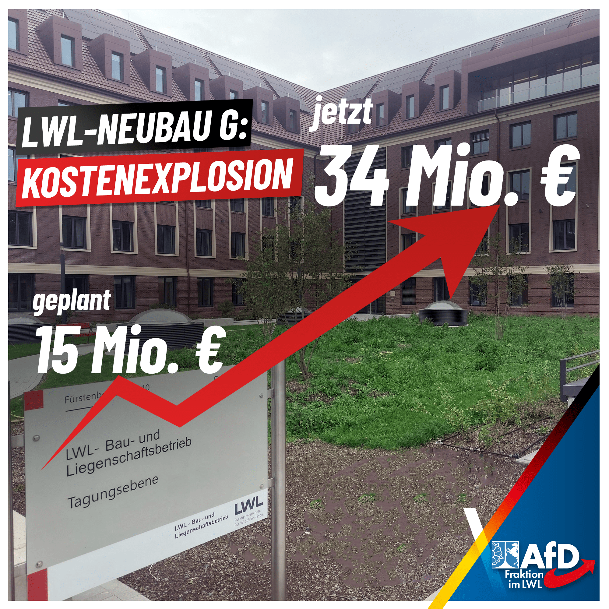 Du betrachtest gerade LWL Neubau G – Kostenexplosion