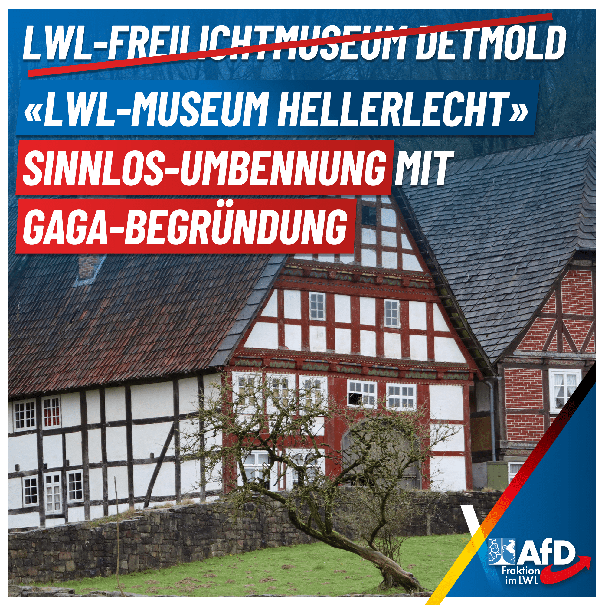 Du betrachtest gerade Gaga-Umbenennung des Freilichtmuseums Detmold