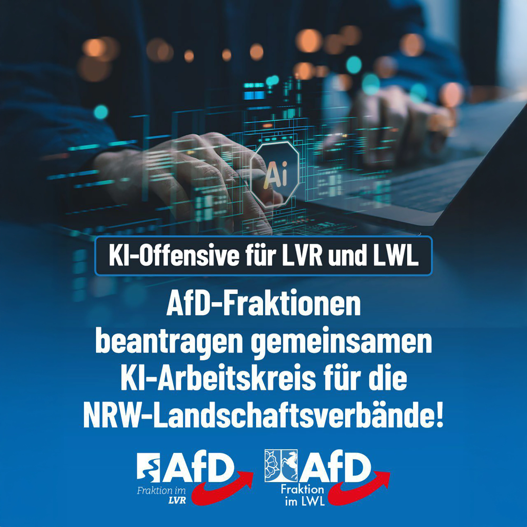 Du betrachtest gerade AfD-Fraktionen in den Landschaftsverbänden fordern gemeinsamen KI-Arbeitskreis