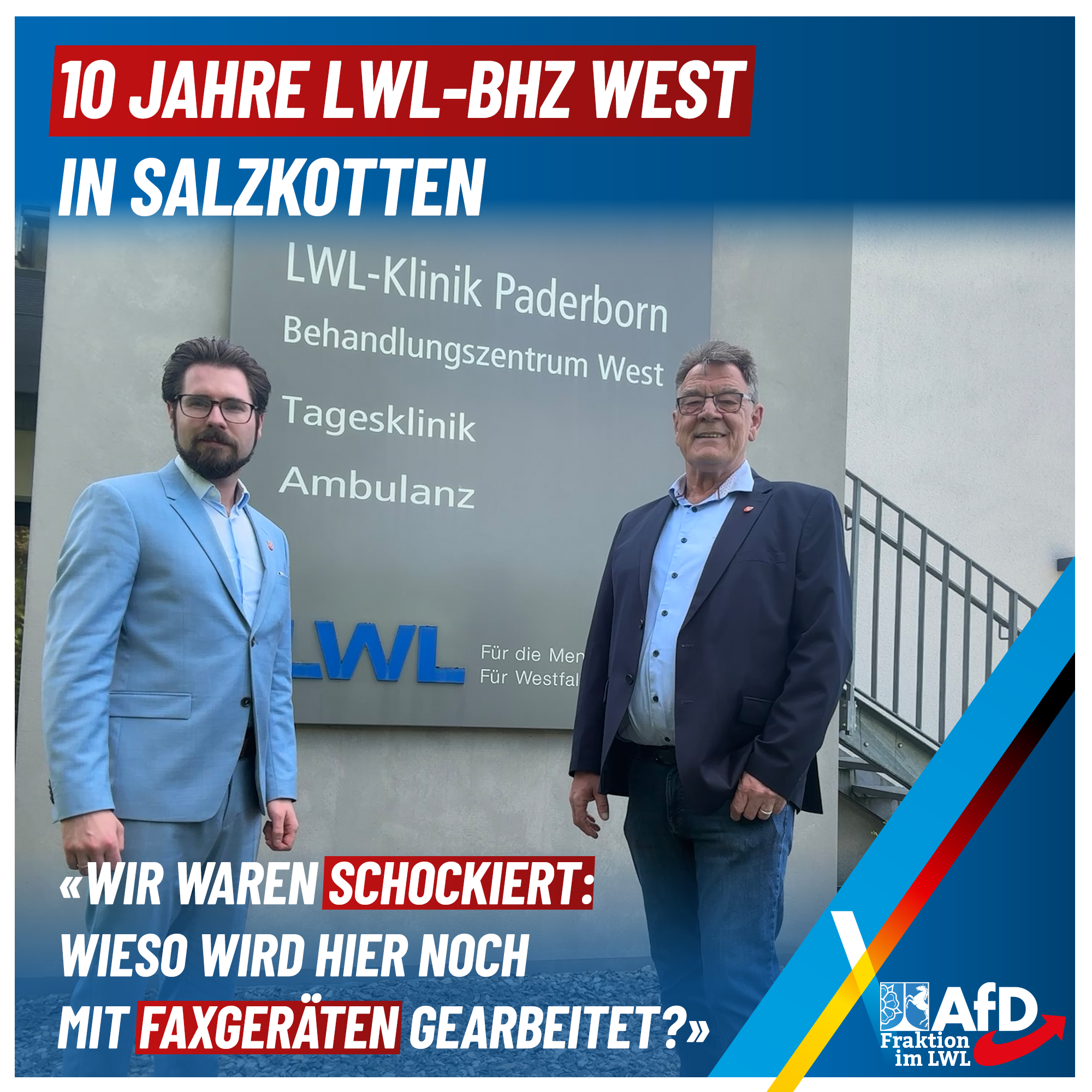 Du betrachtest gerade Mit Faxgerät in der Vergangenheit – 10 Jahre LWL Klinik in Salzkotten