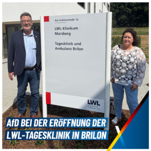 Mehr über den Artikel erfahren Eröffnung der LWL-Tagesklinik in Brilon