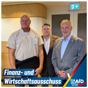 Mehr über den Artikel erfahren Finanz- und Wirtschaftsausschuss am 02.10.26